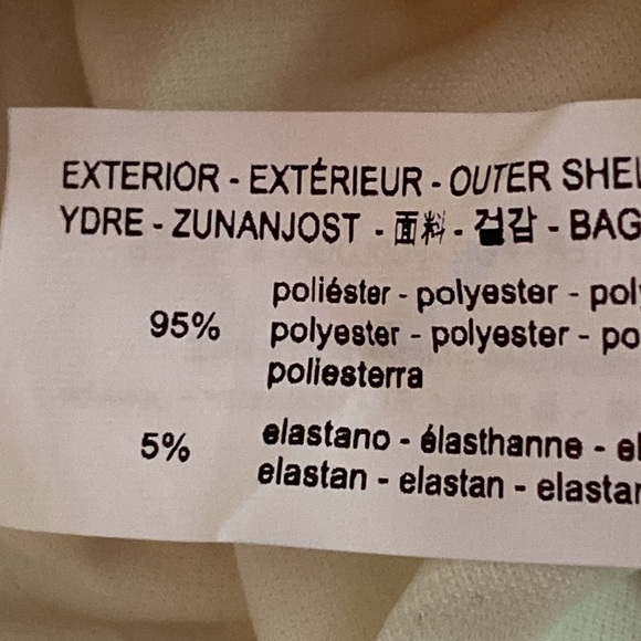 NWT. Zara Oyster White Draped V-neckline Mini Dress. Size S. - Picture 9 of 10